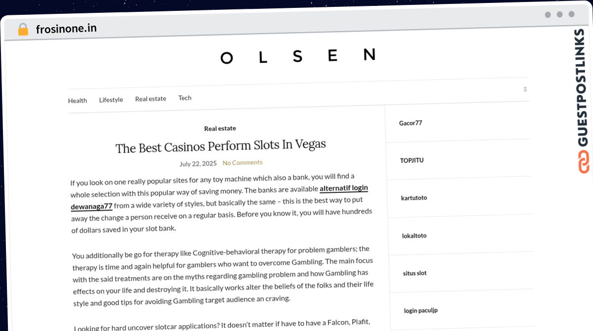Publish Guest Post on frosinone.in