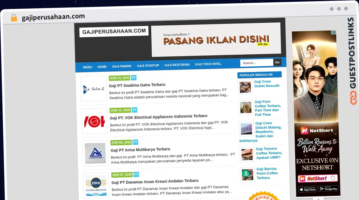 Publish Guest Post on gajiperusahaan.com
