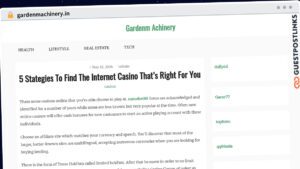 Publish Guest Post on gardenmachinery.in