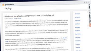 Publish Guest Post on gqczy.com