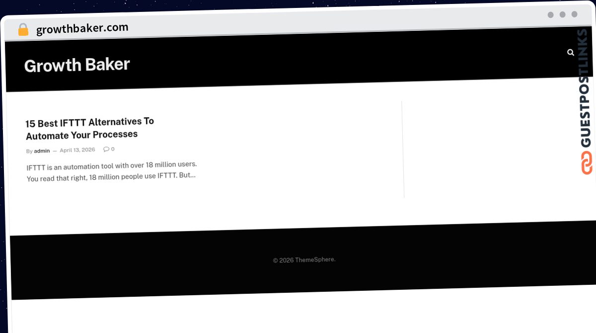 Publish Guest Post on growthbaker.com
