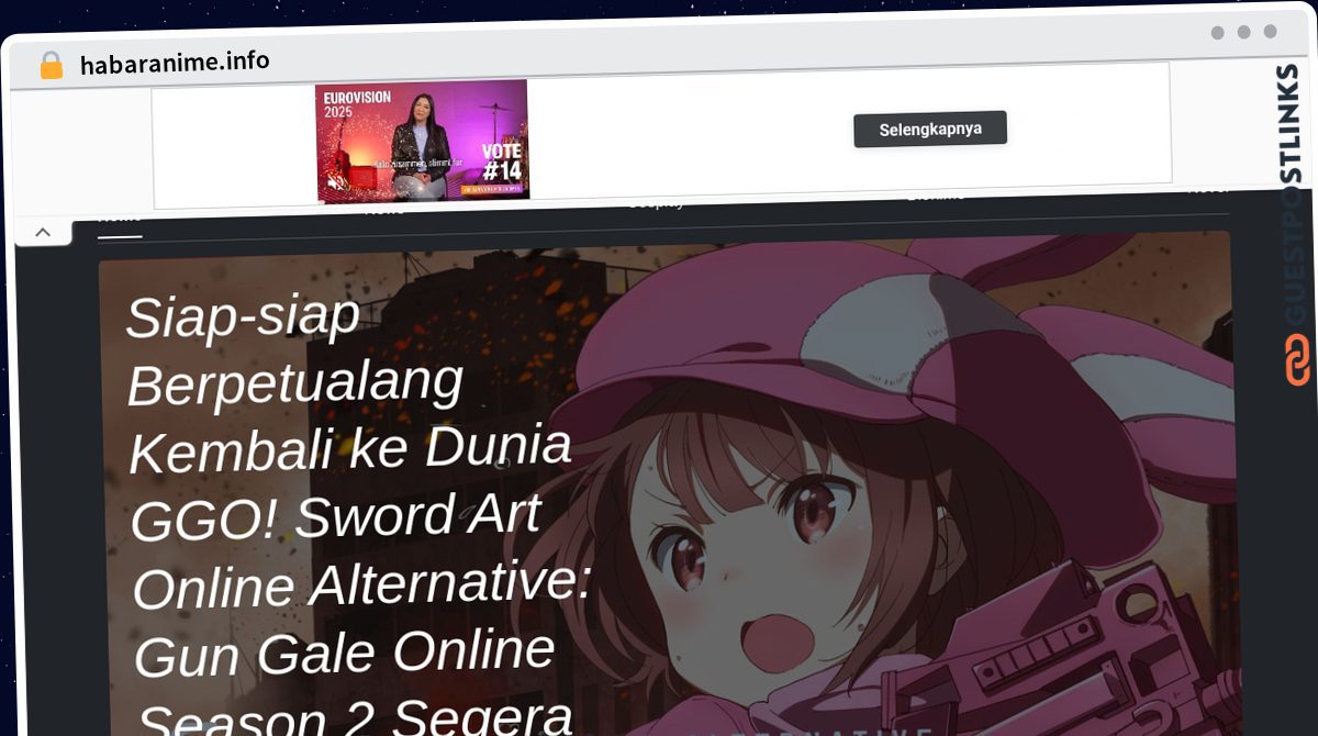 Publish Guest Post on habaranime.info