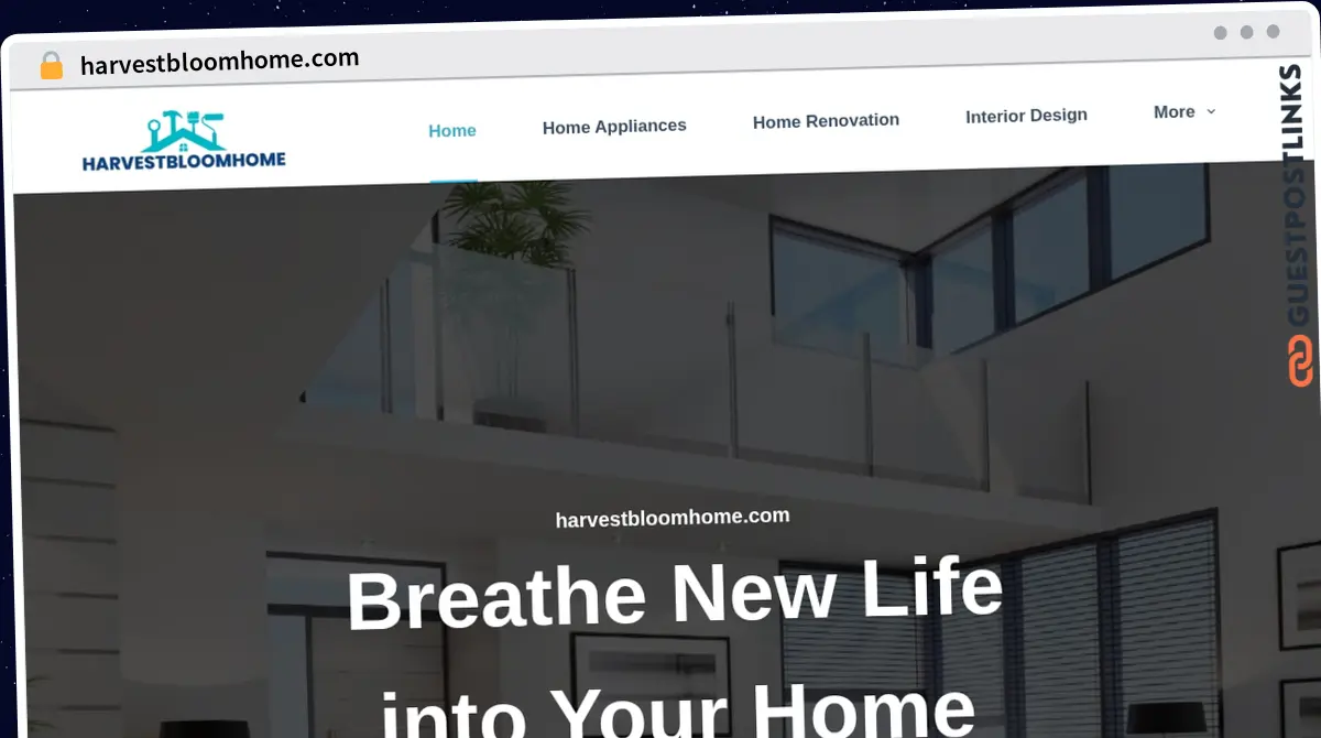 Publish Guest Post on harvestbloomhome.com