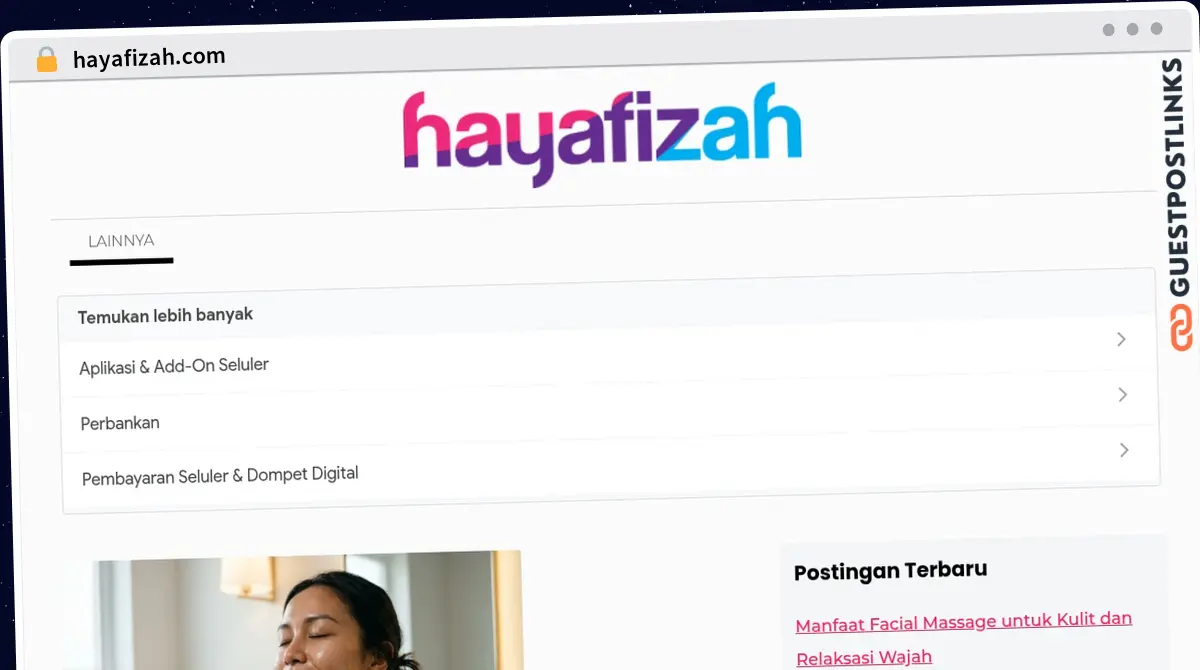 Publish Guest Post on hayafizah.com