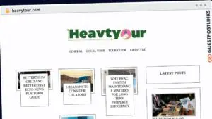 Publish Guest Post on heavytour.com