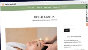Publish Guest Post on hellocantik.id