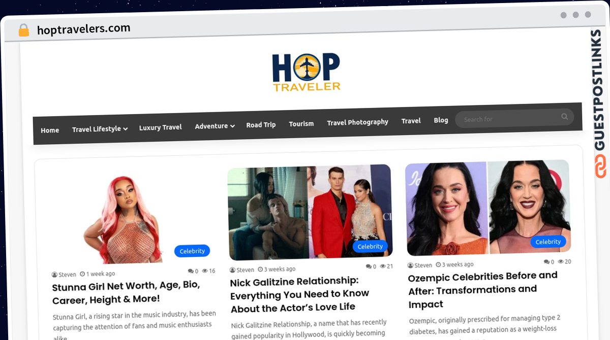Publish Guest Post on hoptravelers.com