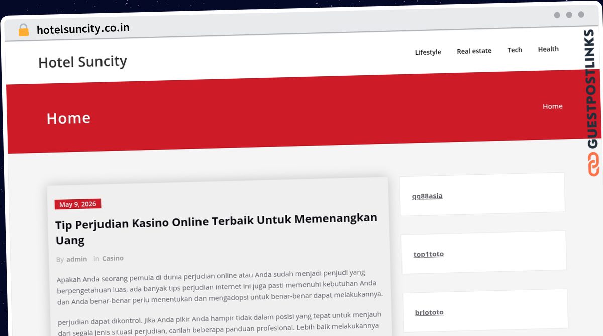 Publish Guest Post on hotelsuncity.co.in