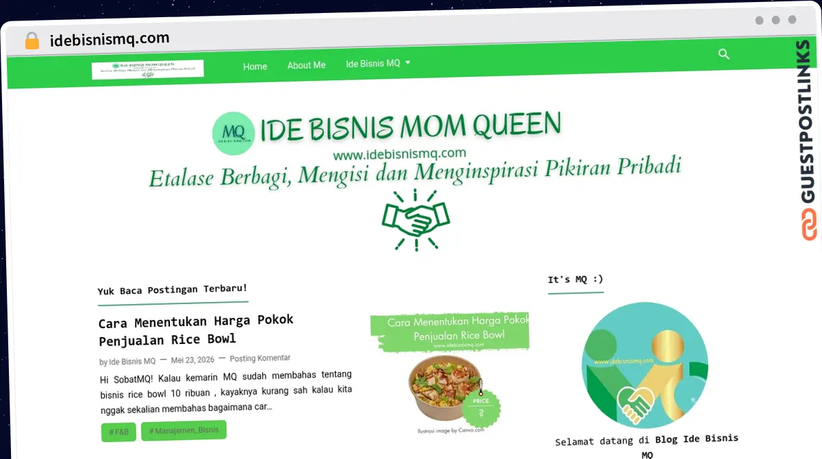 Publish Guest Post on idebisnismq.com