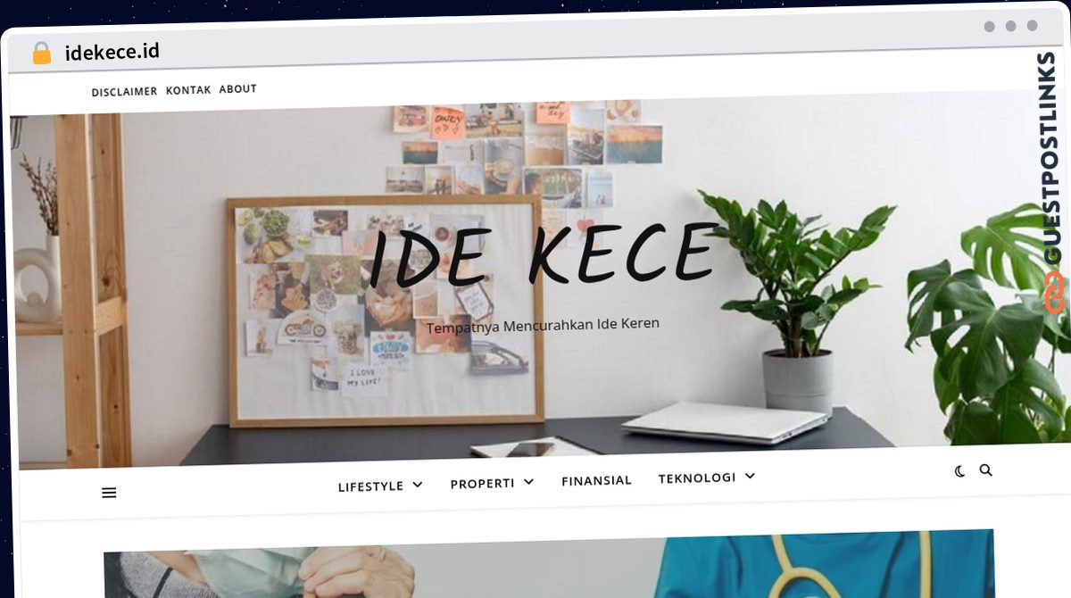 Publish Guest Post on idekece.id