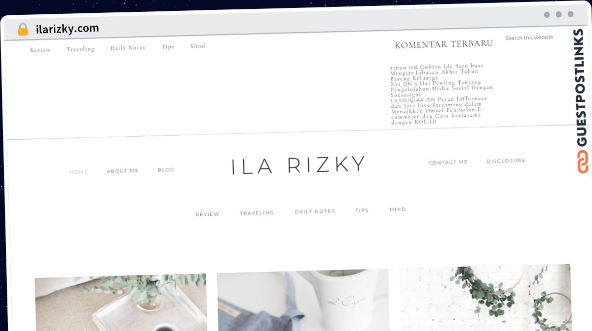 Publish Guest Post on ilarizky.com