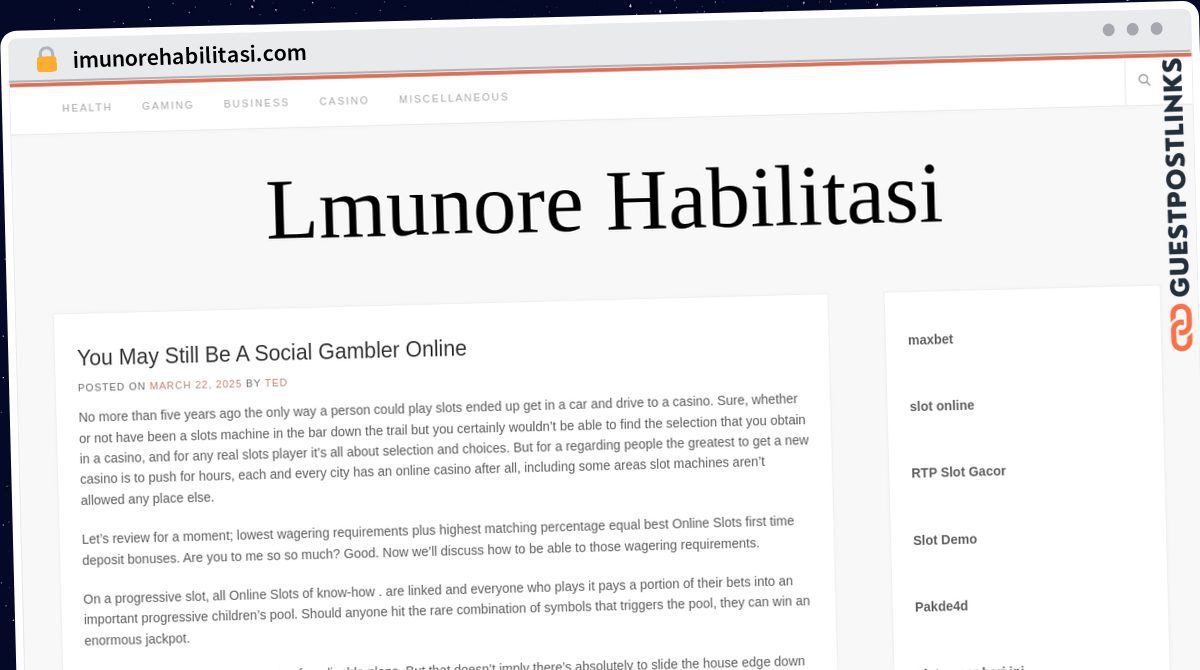 Publish Guest Post on imunorehabilitasi.com