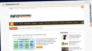 Publish Guest Post on infokerenmu.com