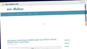 Publish Guest Post on into-madness.net