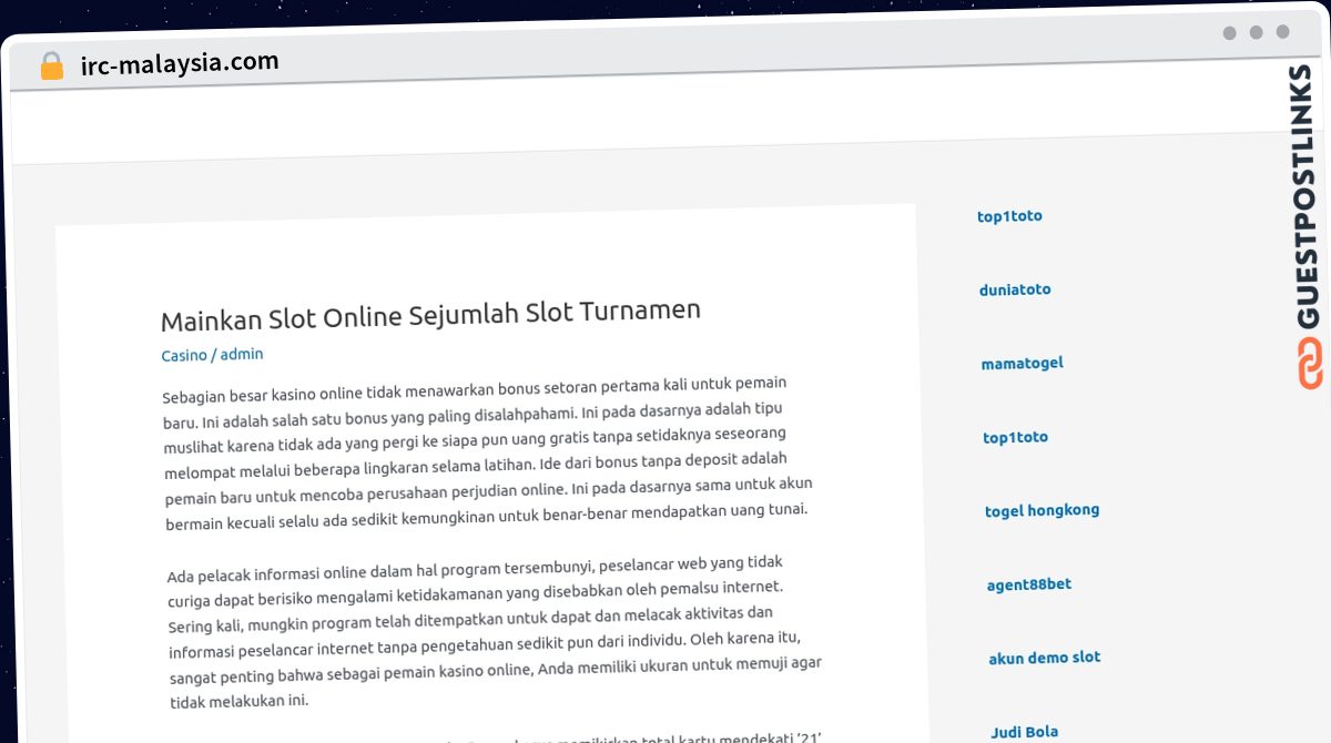 Publish Guest Post on irc-malaysia.com