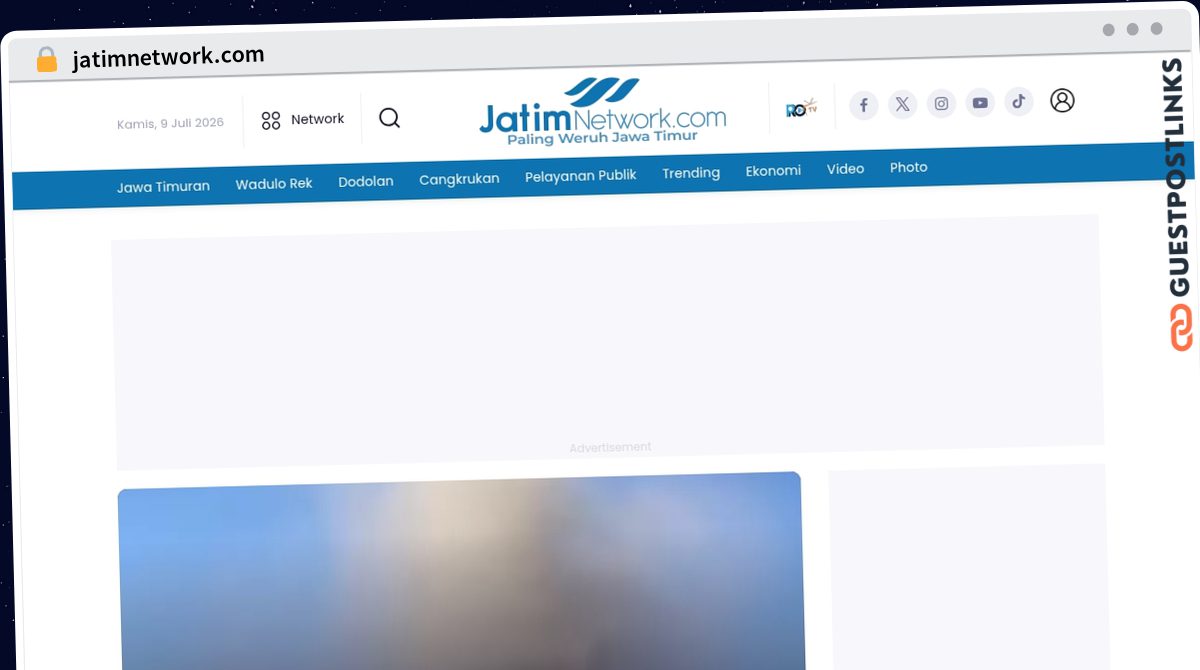 Publish Guest Post on jatimnetwork.com