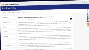 Publish Guest Post on justrnultiples.com