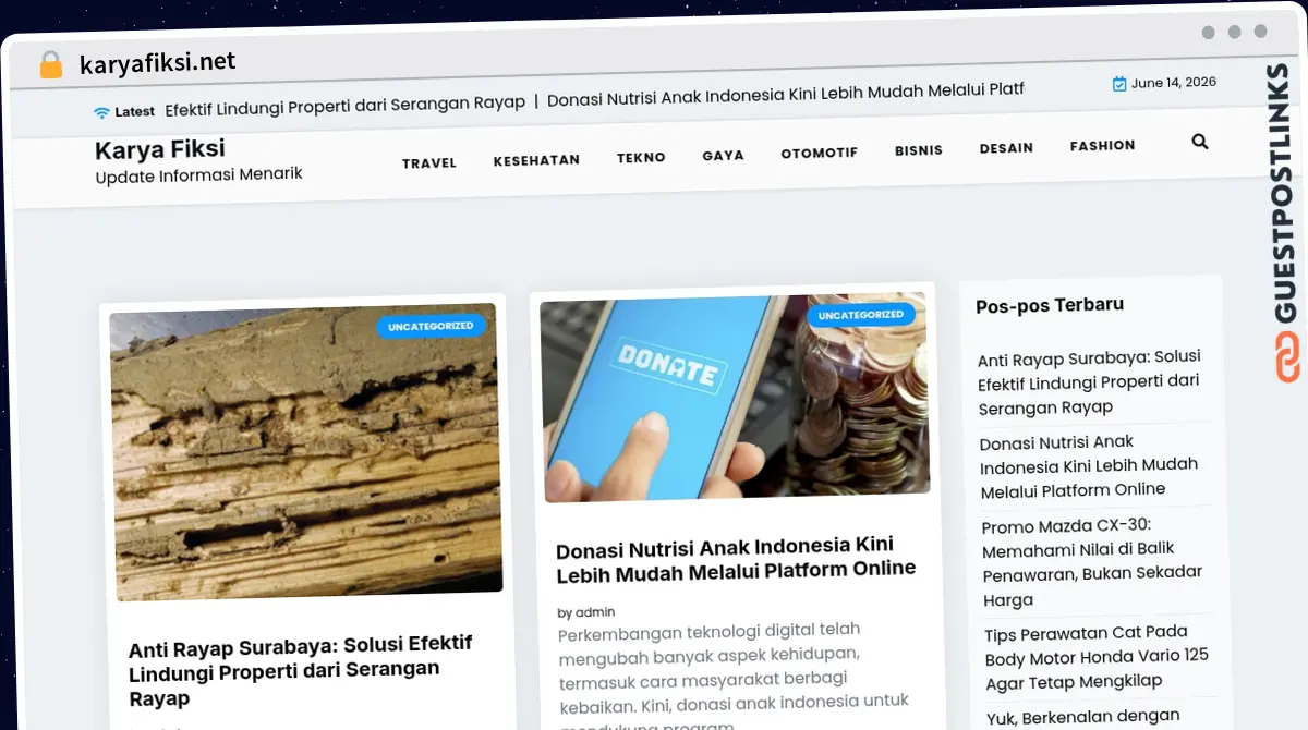 Publish Guest Post on karyafiksi.net
