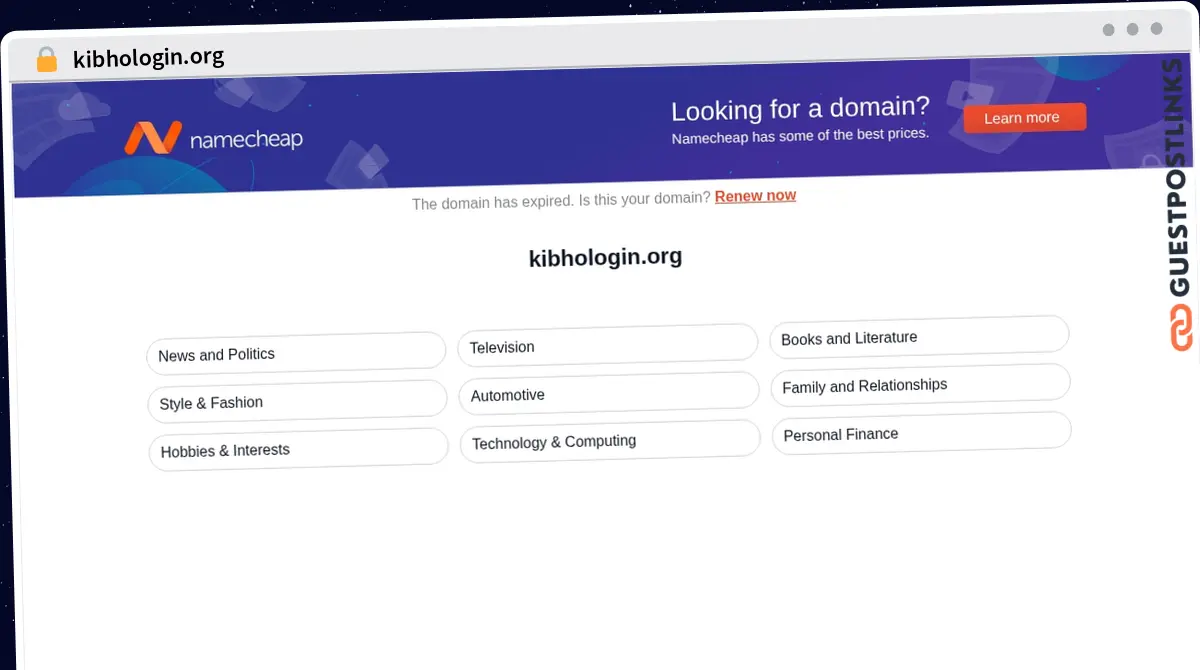 Publish Guest Post on kibhologin.org