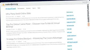 Publish Guest Post on krakenfjord.org