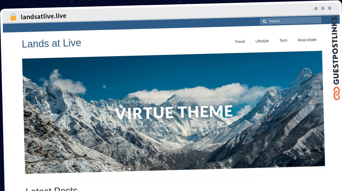 Publish Guest Post on landsatlive.live
