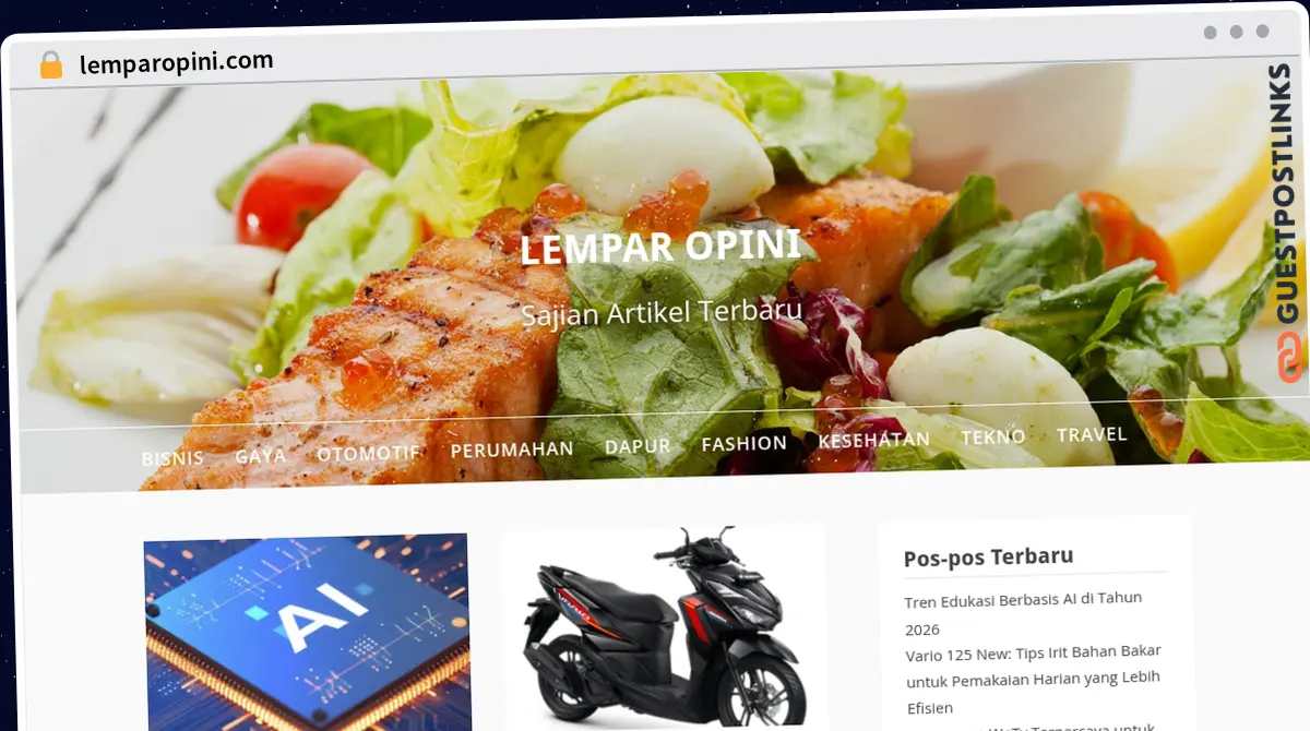 Publish Guest Post on lemparopini.com