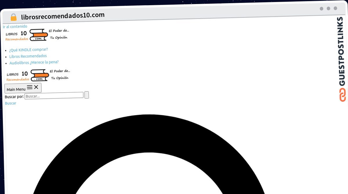 Publish Guest Post on librosrecomendados10.com