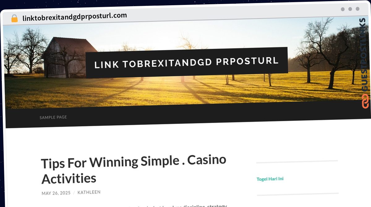 Publish Guest Post on linktobrexitandgdprposturl.com