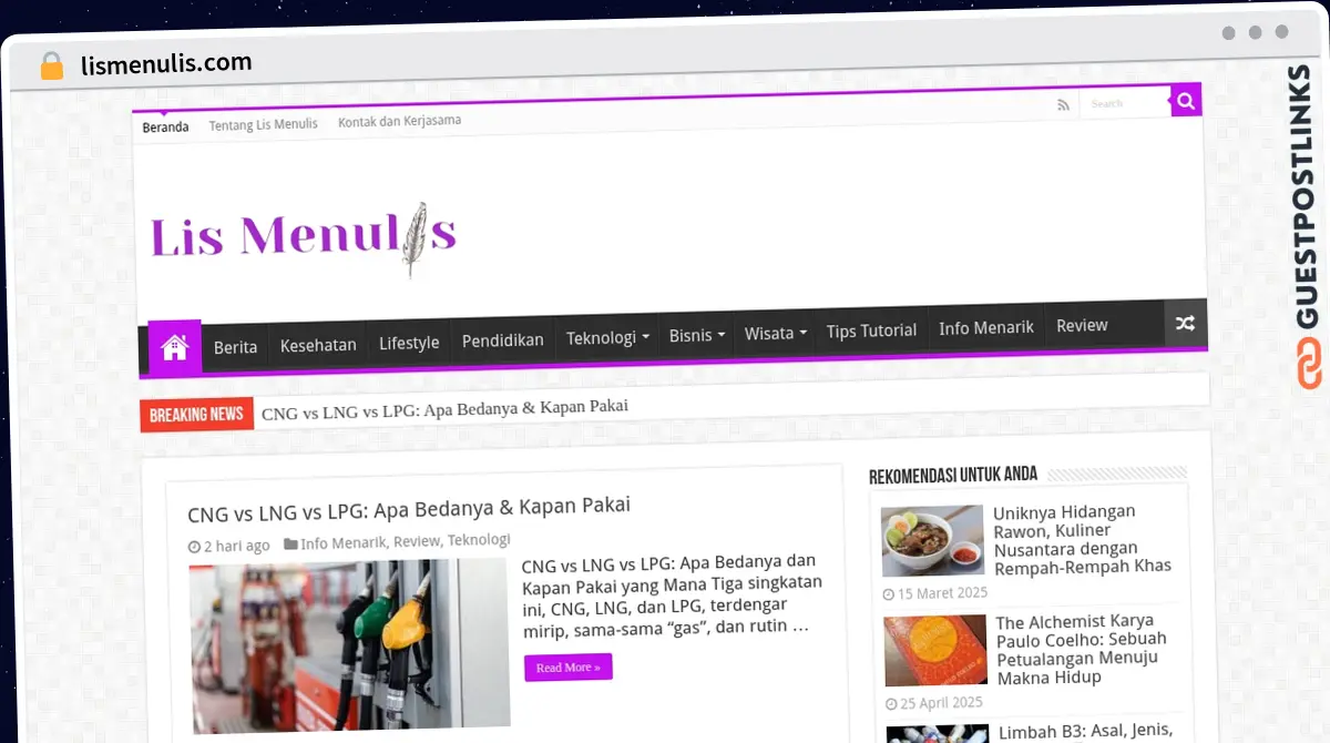 Publish Guest Post on lismenulis.com