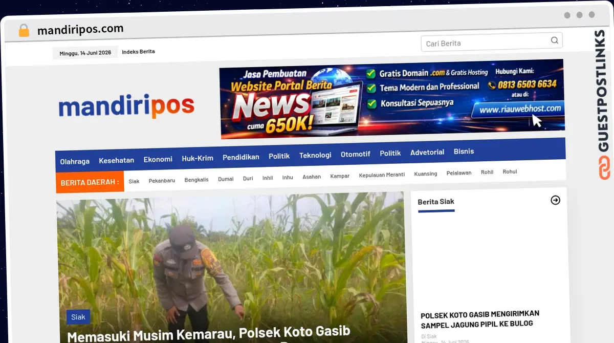 Publish Guest Post on mandiripos.com
