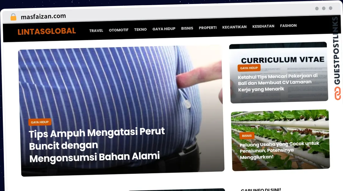 Publish Guest Post on masfaizan.com