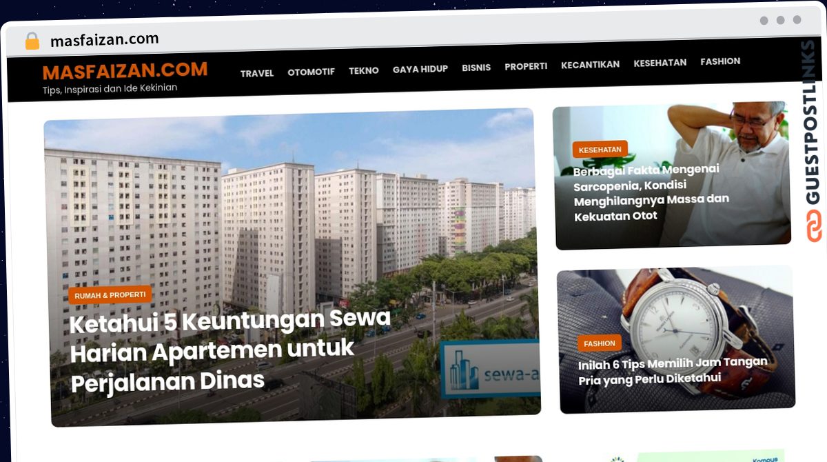 Publish Guest Post on masfaizan.com
