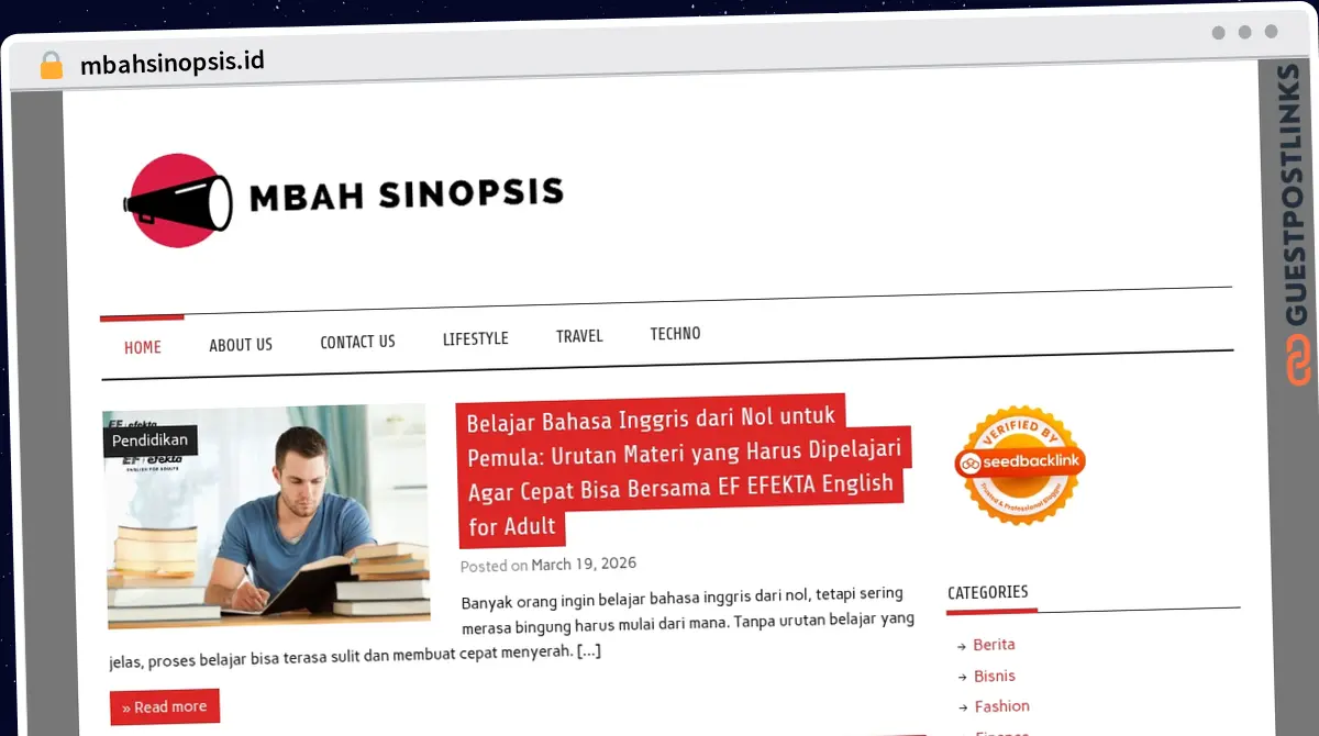 Publish Guest Post on mbahsinopsis.id