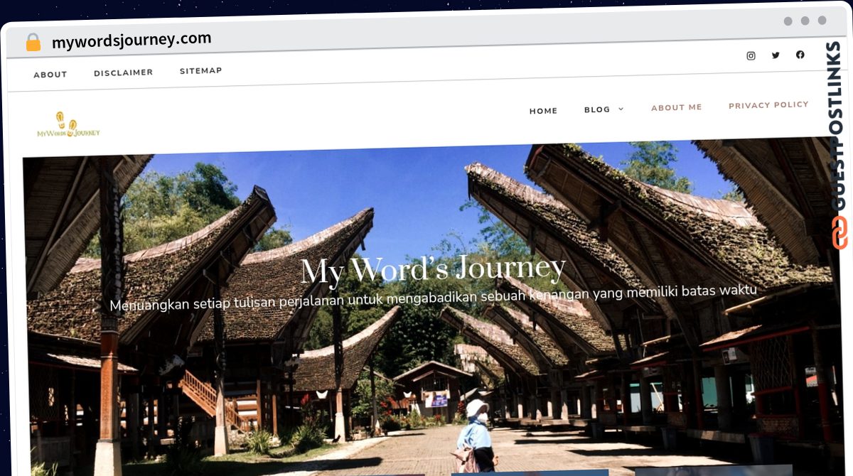 Publish Guest Post on mywordsjourney.com