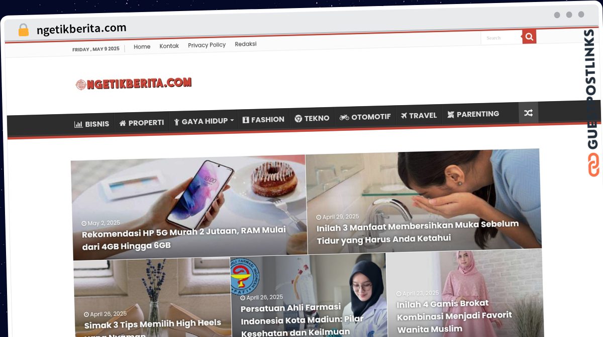 Publish Guest Post on ngetikberita.com