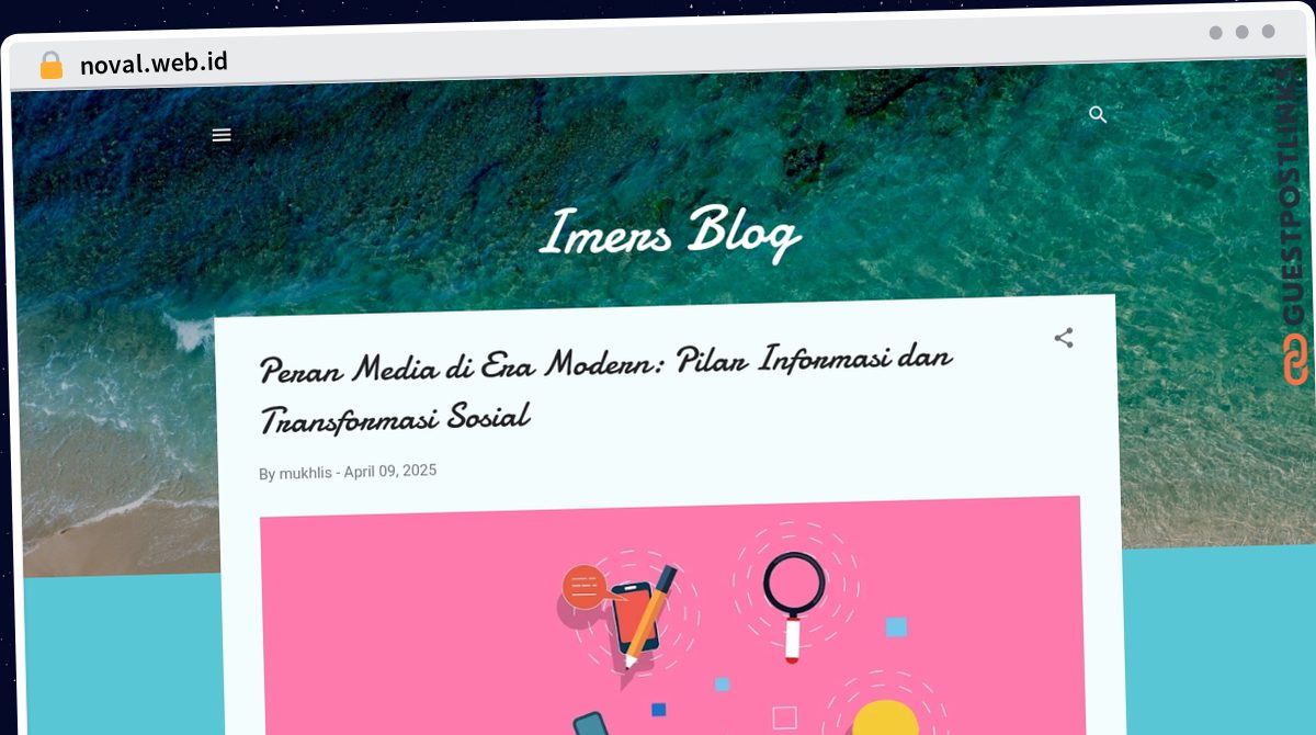 Publish Guest Post on noval.web.id