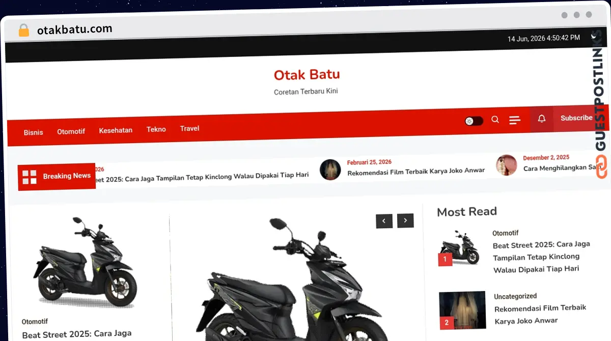 Publish Guest Post on otakbatu.com