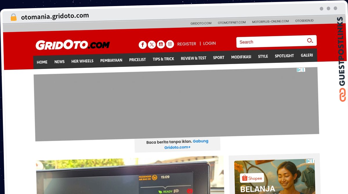 Publish Guest Post on otomania.gridoto.com