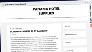 Publish Guest Post on panamahotelsupplies.net