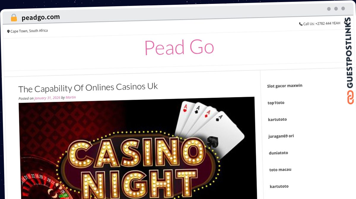 Publish Guest Post on peadgo.com