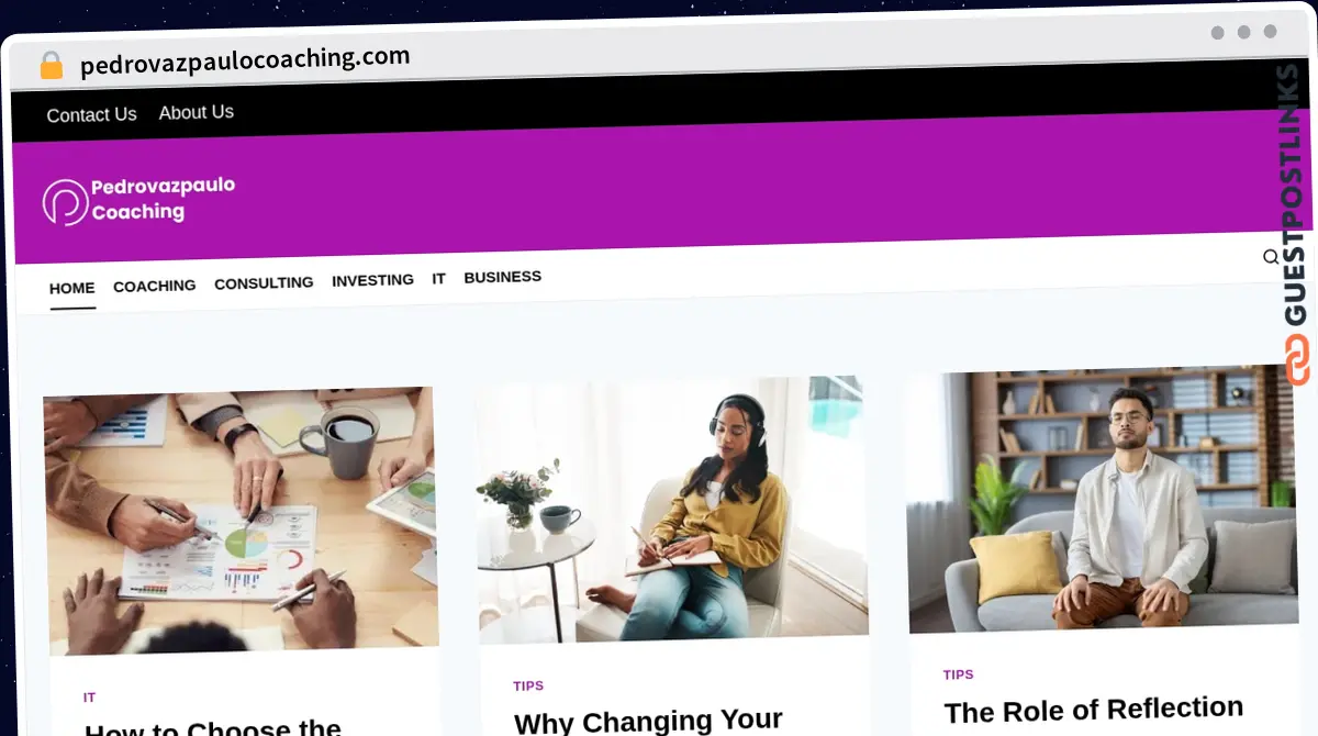 Publish Guest Post on pedrovazpaulocoaching.com