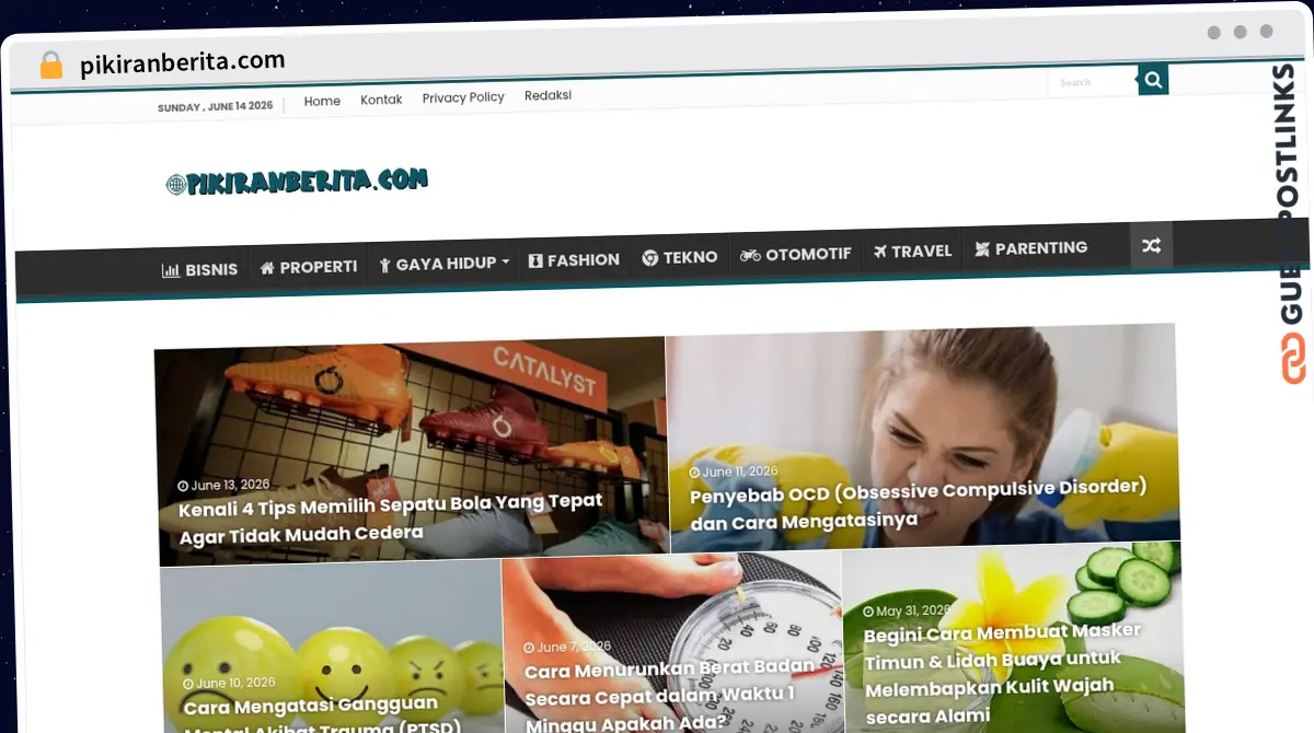 Publish Guest Post on pikiranberita.com