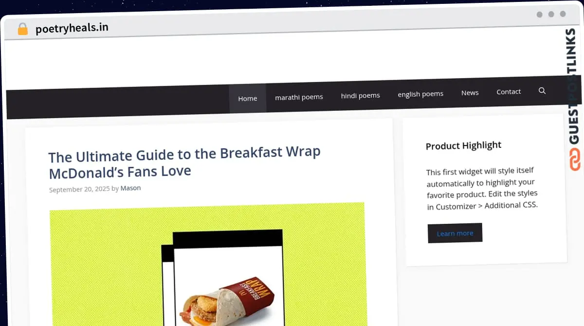 Publish Guest Post on poetryheals.in