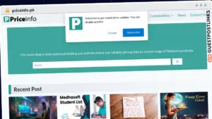 Publish Guest Post on priceinfo.pk