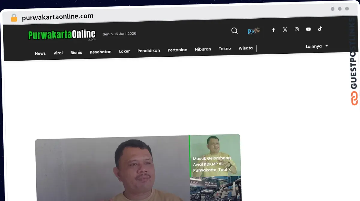 Publish Guest Post on purwakartaonline.com