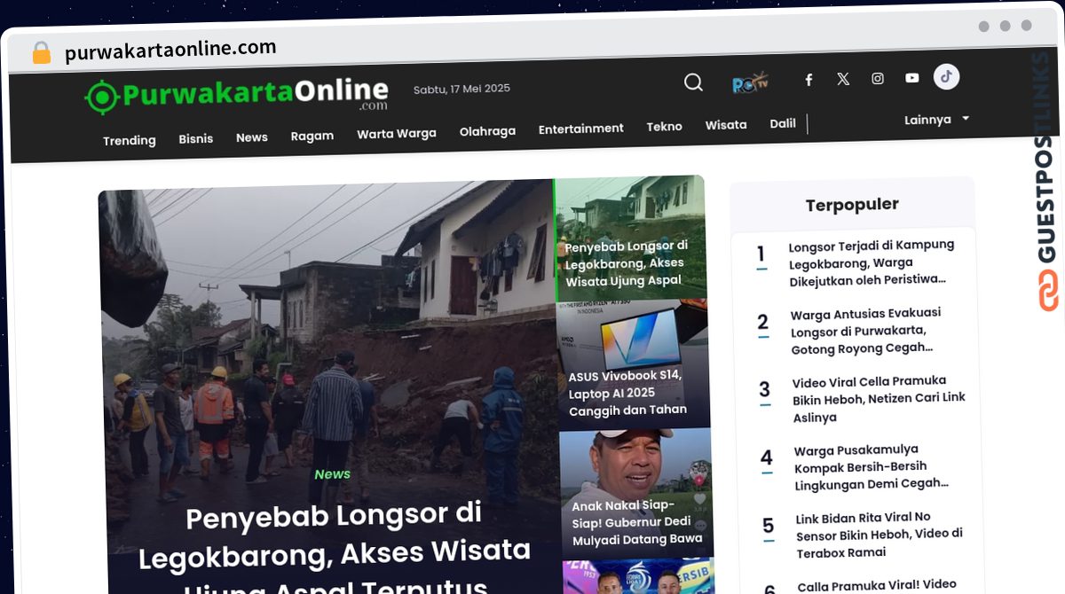 Publish Guest Post on purwakartaonline.com