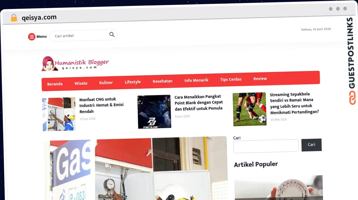 Publish Guest Post on qeisya.com