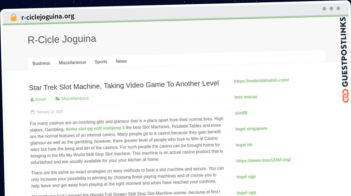 Publish Guest Post on r-ciclejoguina.org