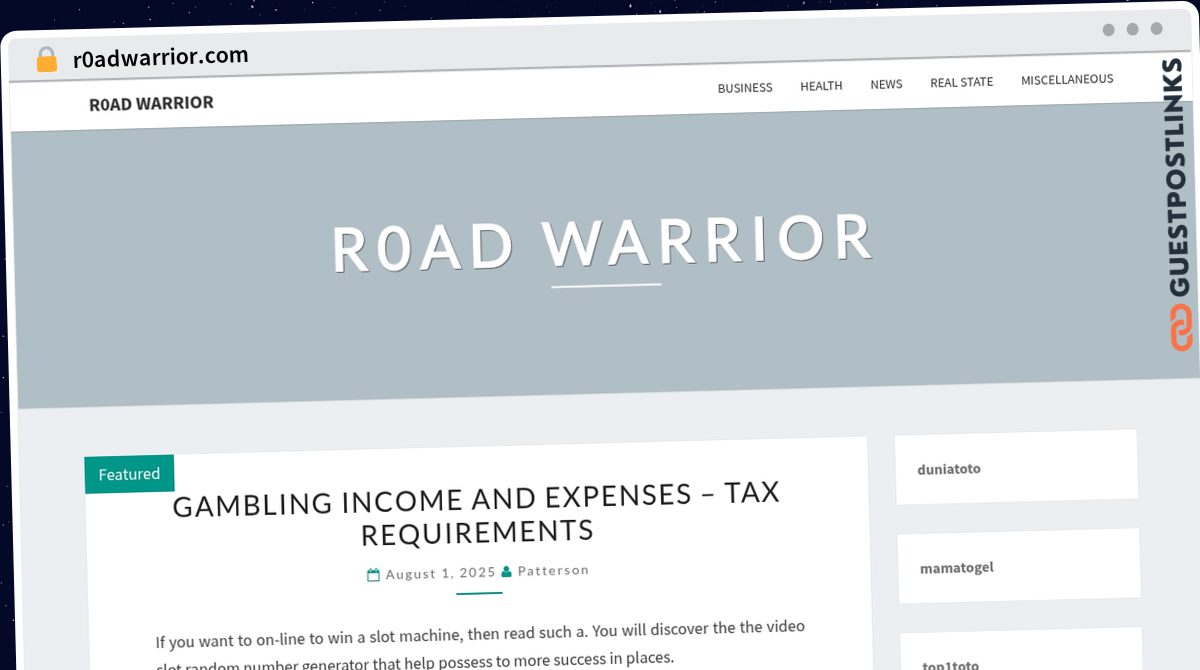 Publish Guest Post on r0adwarrior.com