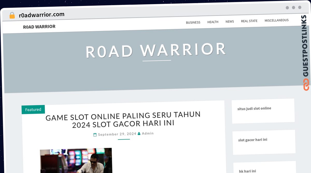 Publish Guest Post on r0adwarrior.com